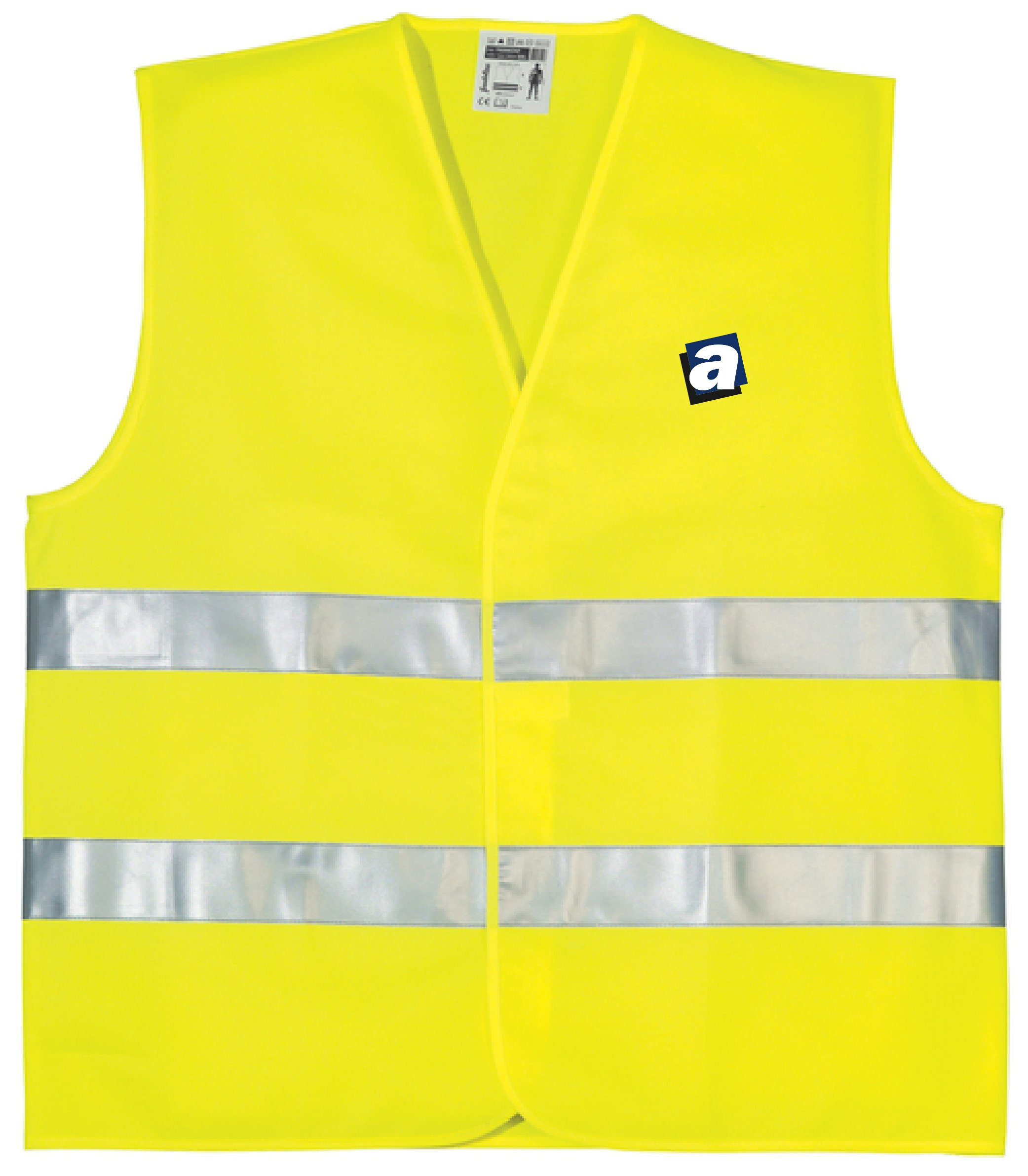 OXFORD vesta HiVis - žlutá - potisk Alza.UNI