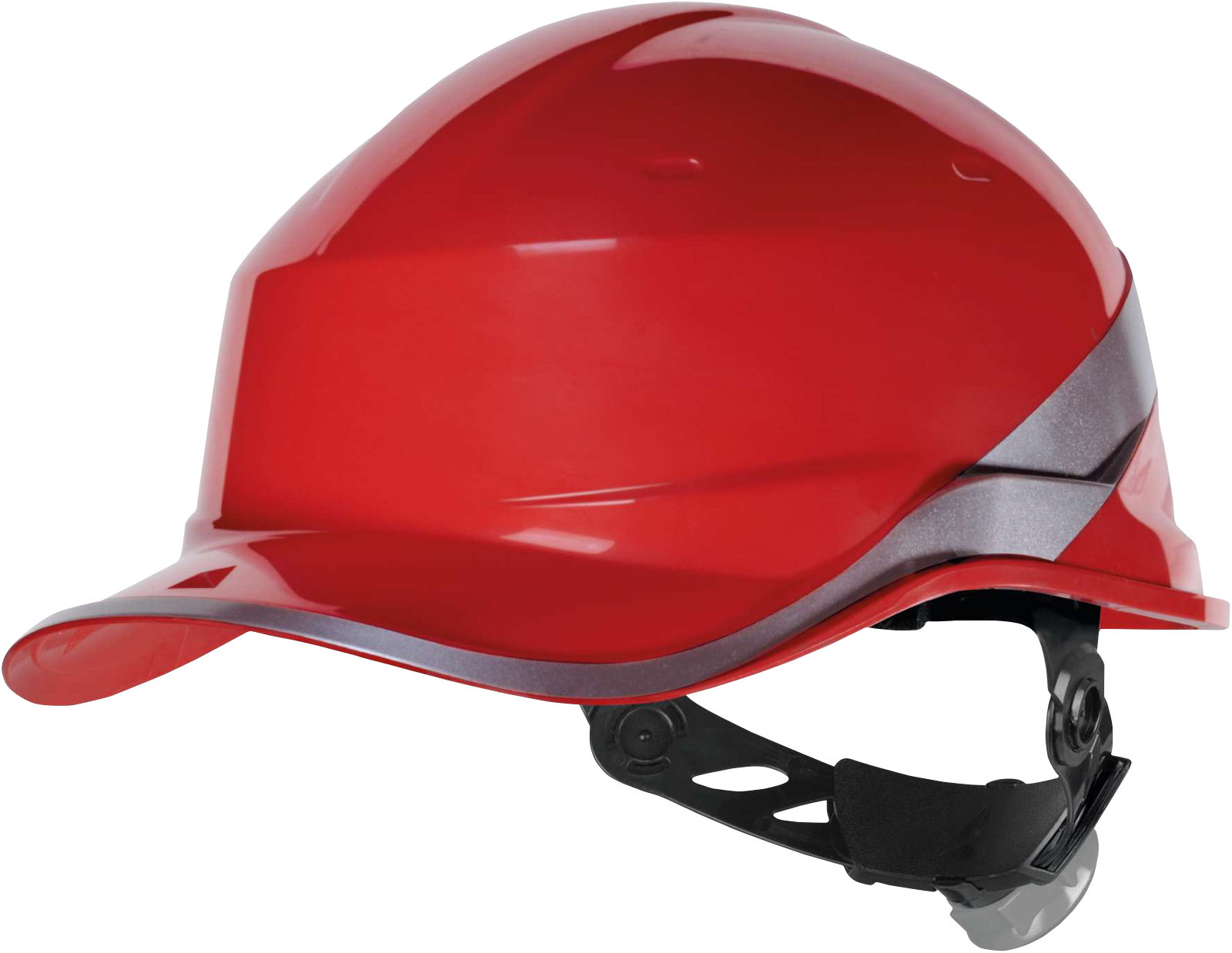 DIAMOND V Ochranná přilba se sportovním designem - nevětraná - červená