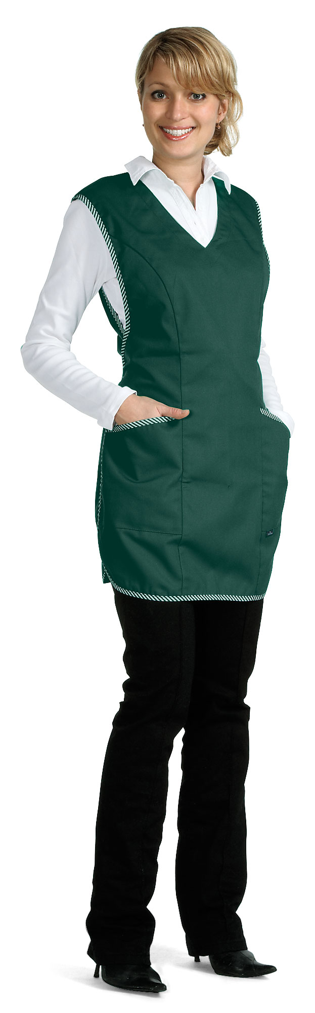 ŠATOVÁ Zástěra- tmavě zelená