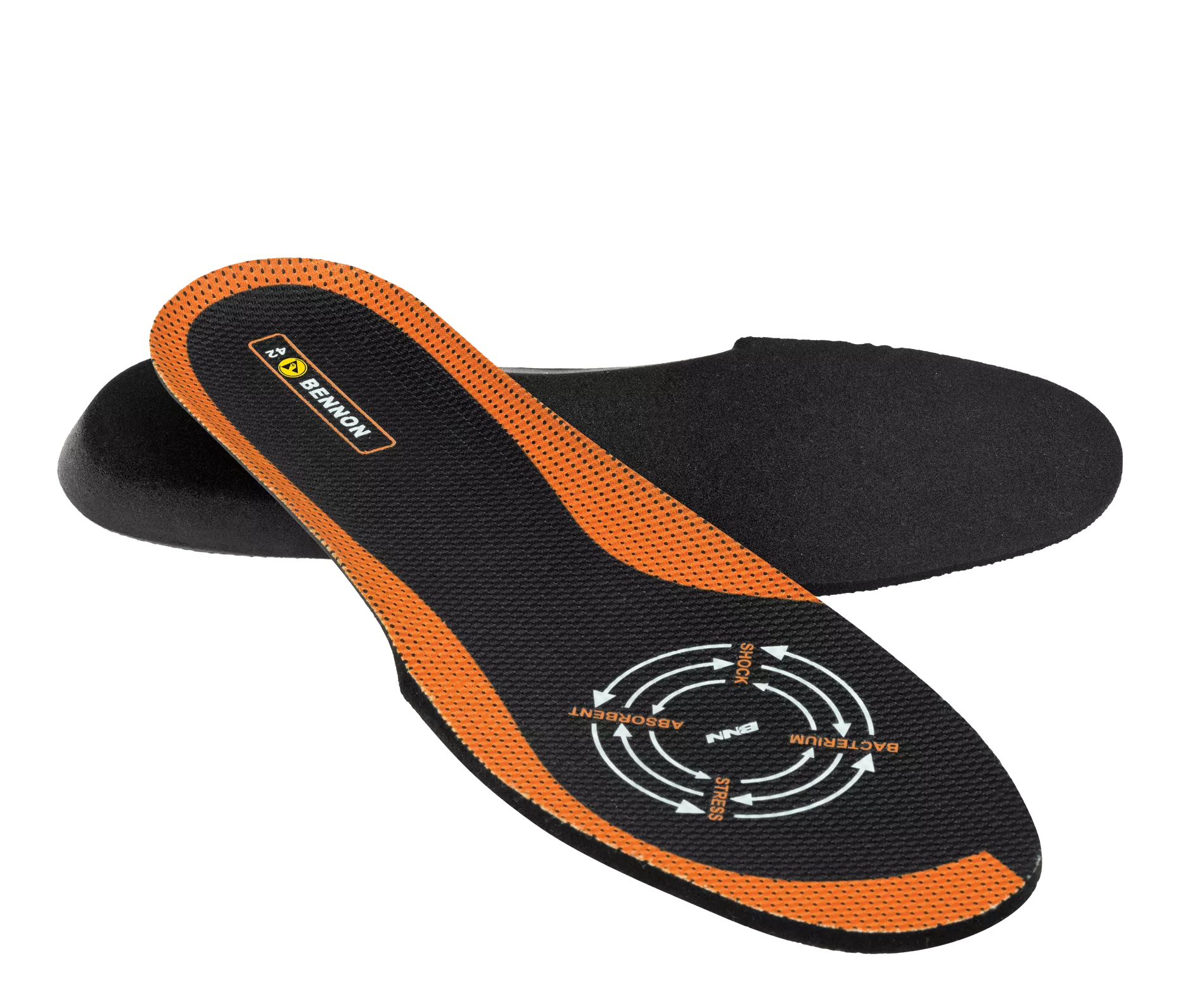 ABSORBA XTR ESD stélka do obuvi - černá/oranžová