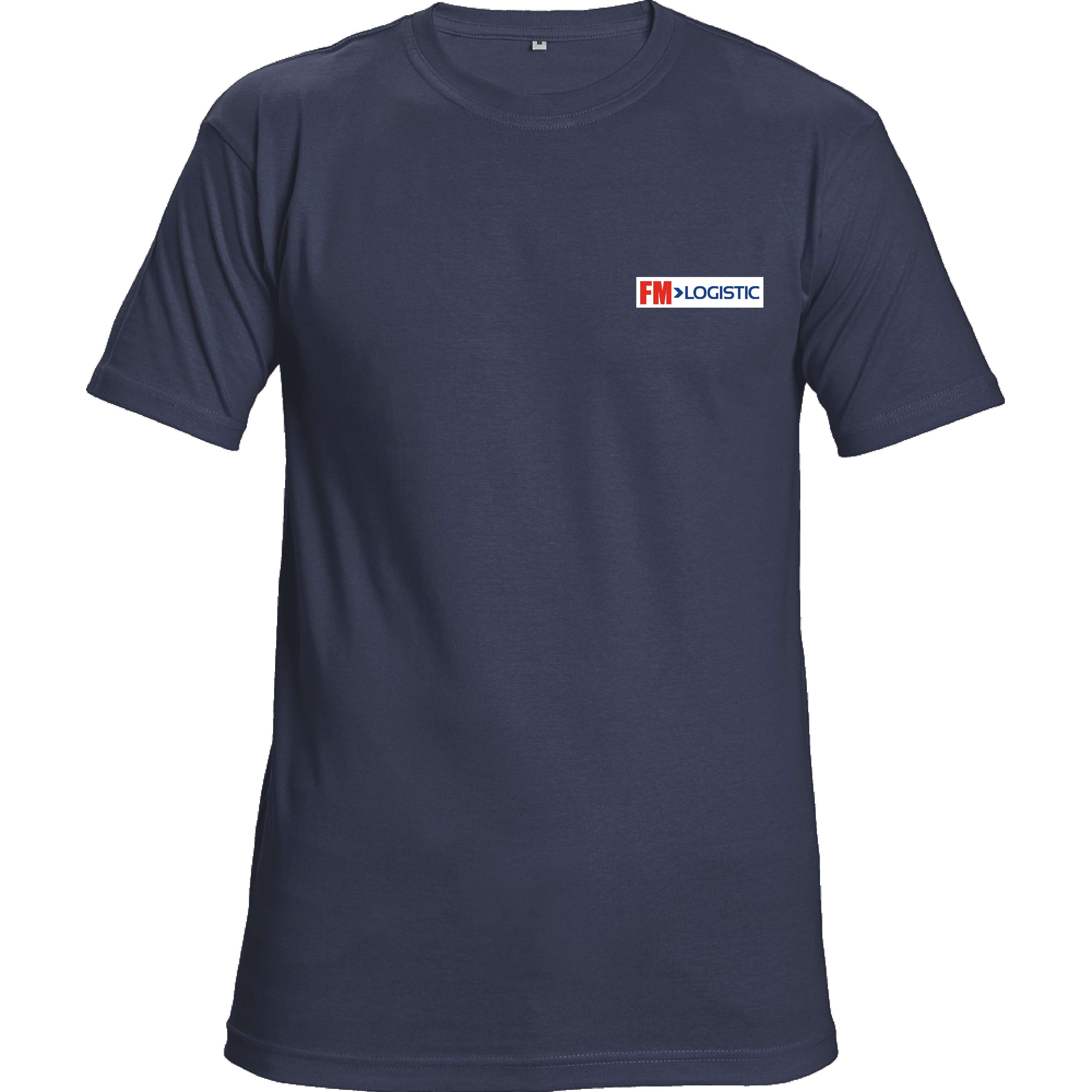 TEESTA tričko unisex kr.ruk. - námořní modrá - potisk FM Česká