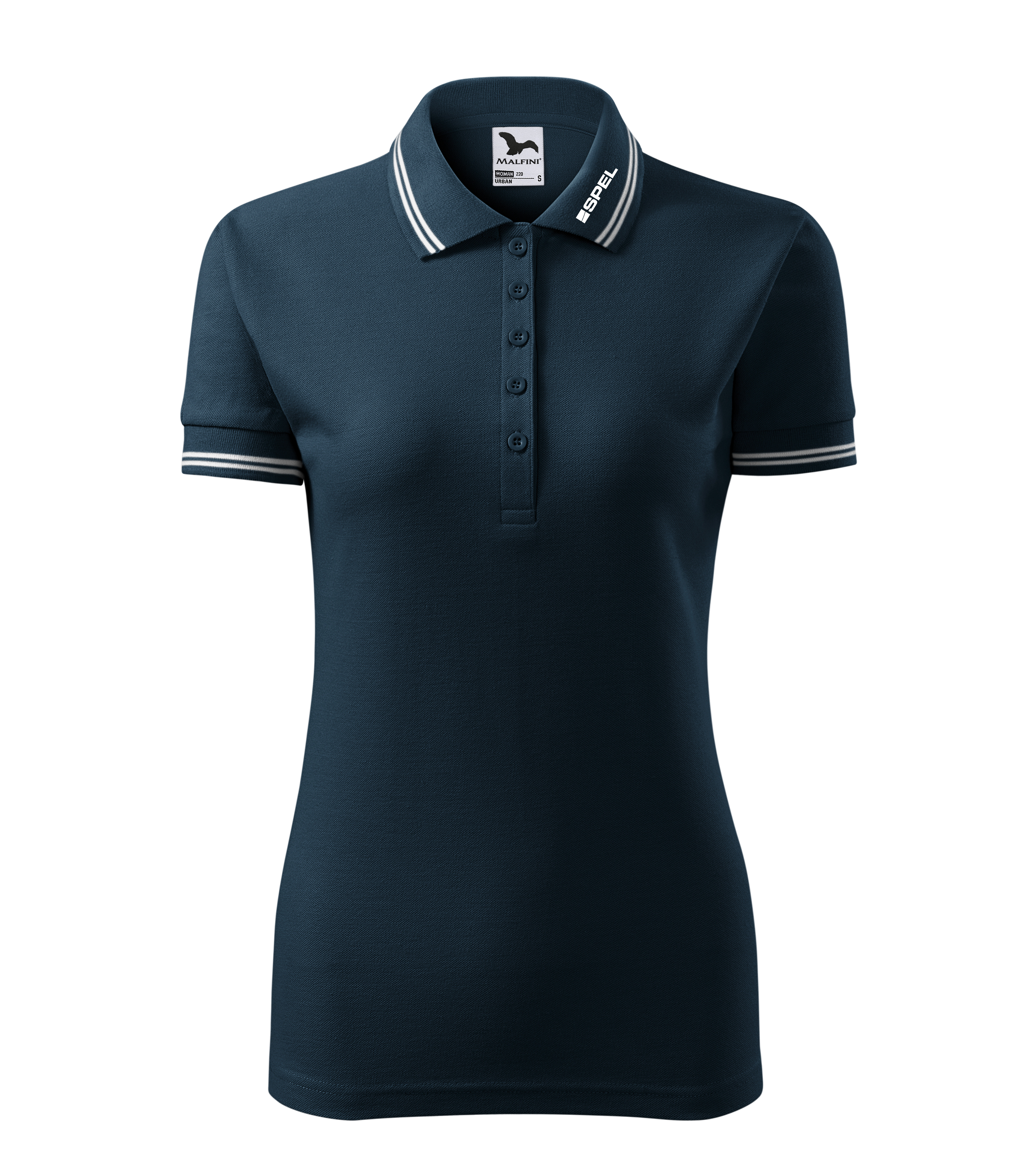 Urban polokošile dámská - námořní modrá-SPEL (límeček)