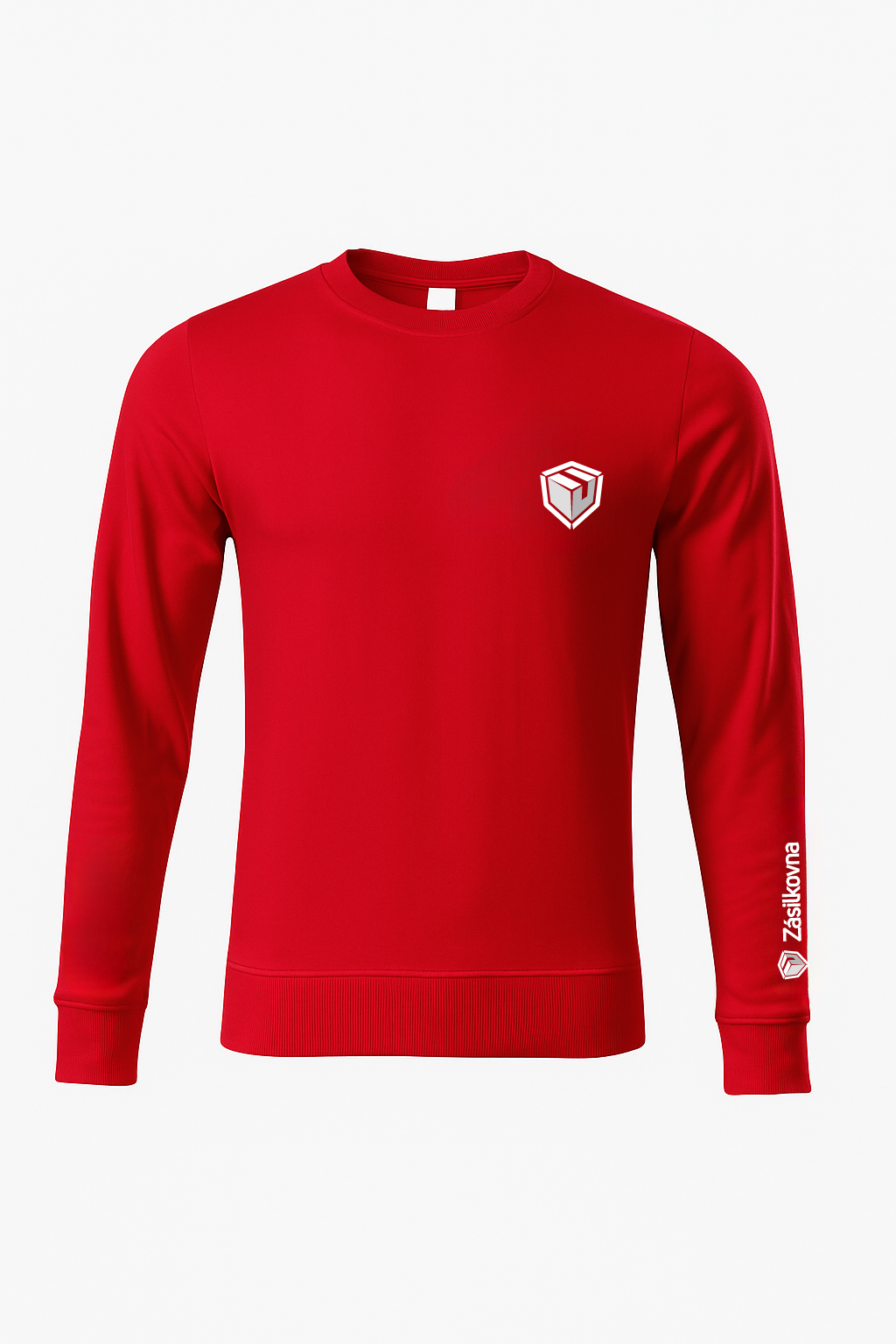 Mikina unisex - červená - ZÁSILKOVNA