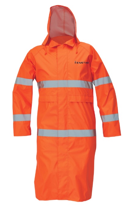 GORDON HV plášť pánský - oranžová - potisk Henstav