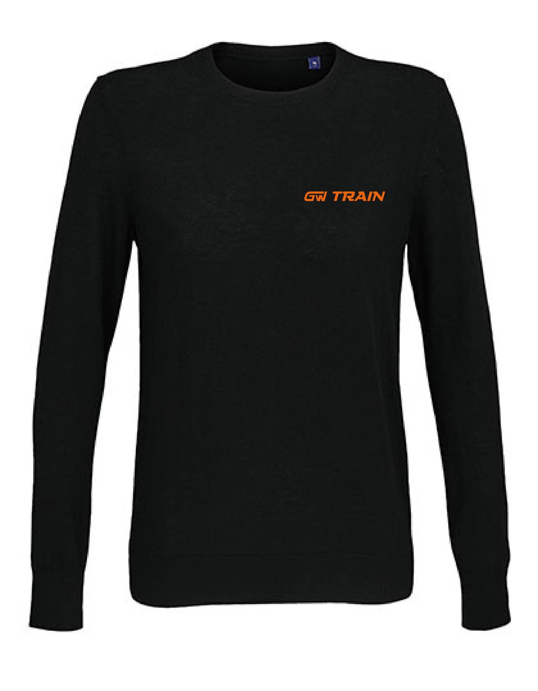 STUART svetr dámský - černá - výšivka GW Train