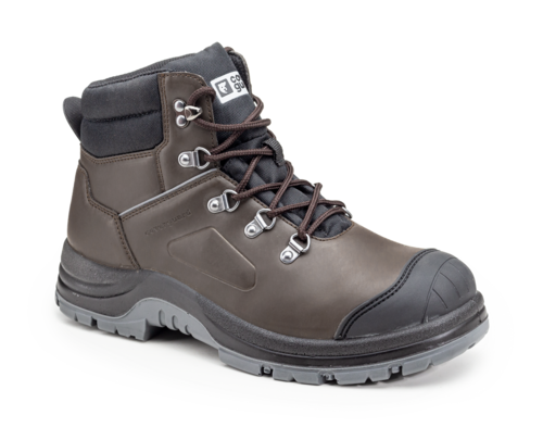 Obuv FLINT S3 SRC kotníková - karamelová