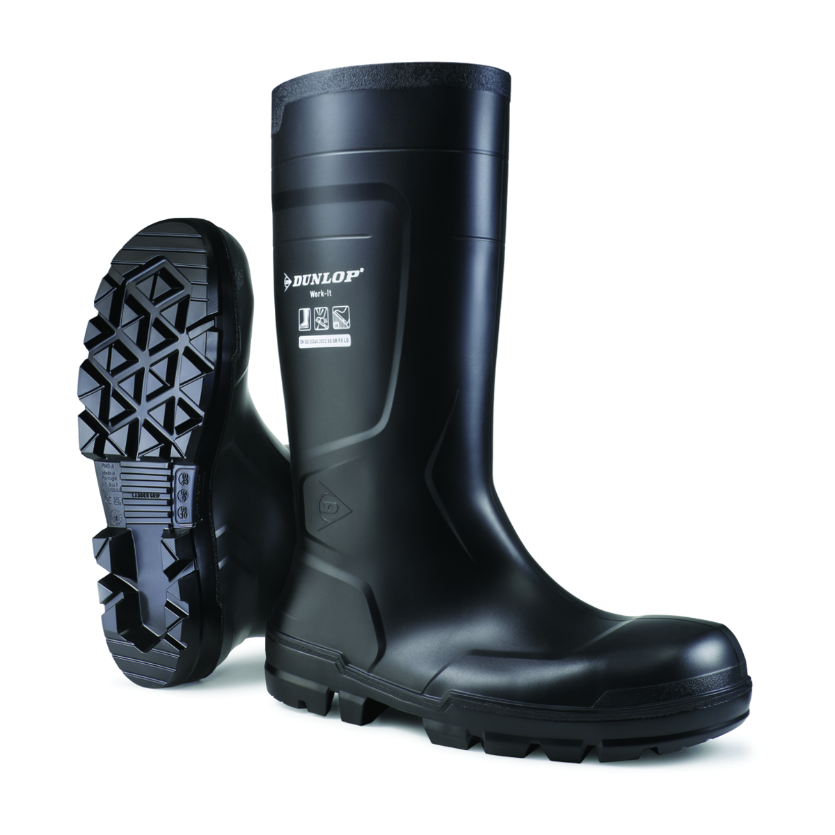 DUNLOP WORK IT boots - black