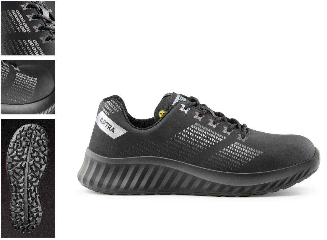 AROSIO 730 S3 ESD polobotka - černá