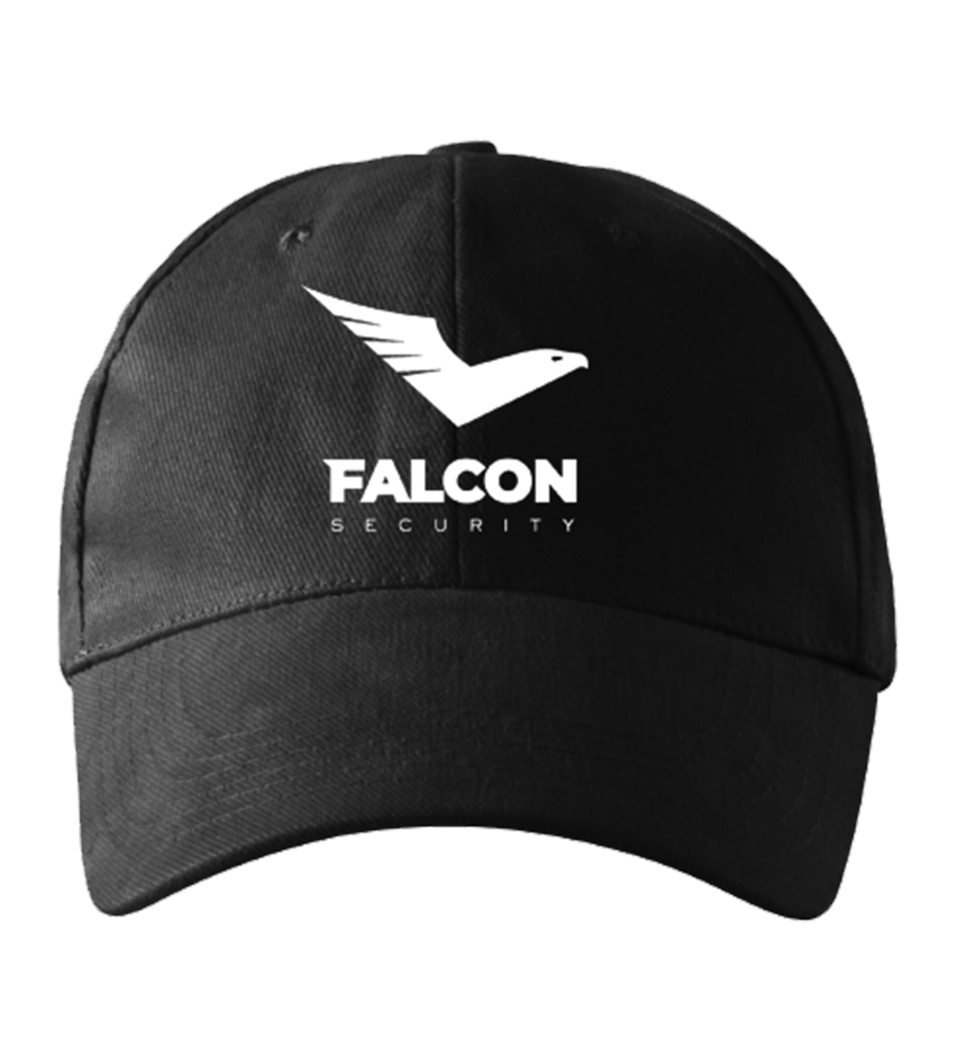5P 307 Čepice unisex - černá s výšivkou Falcon