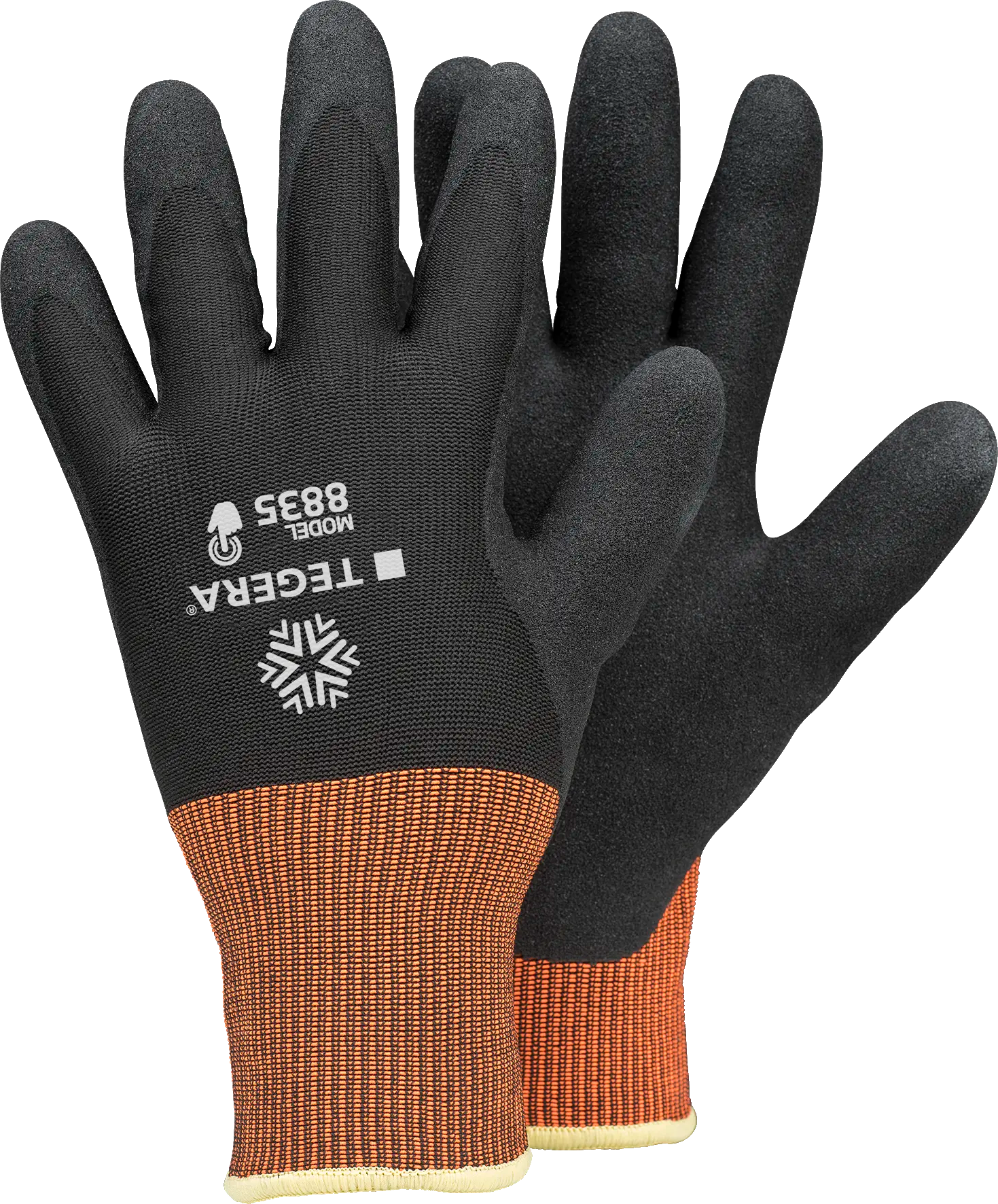 TEGERA 8835 unisex insulated gloves - black/bronze