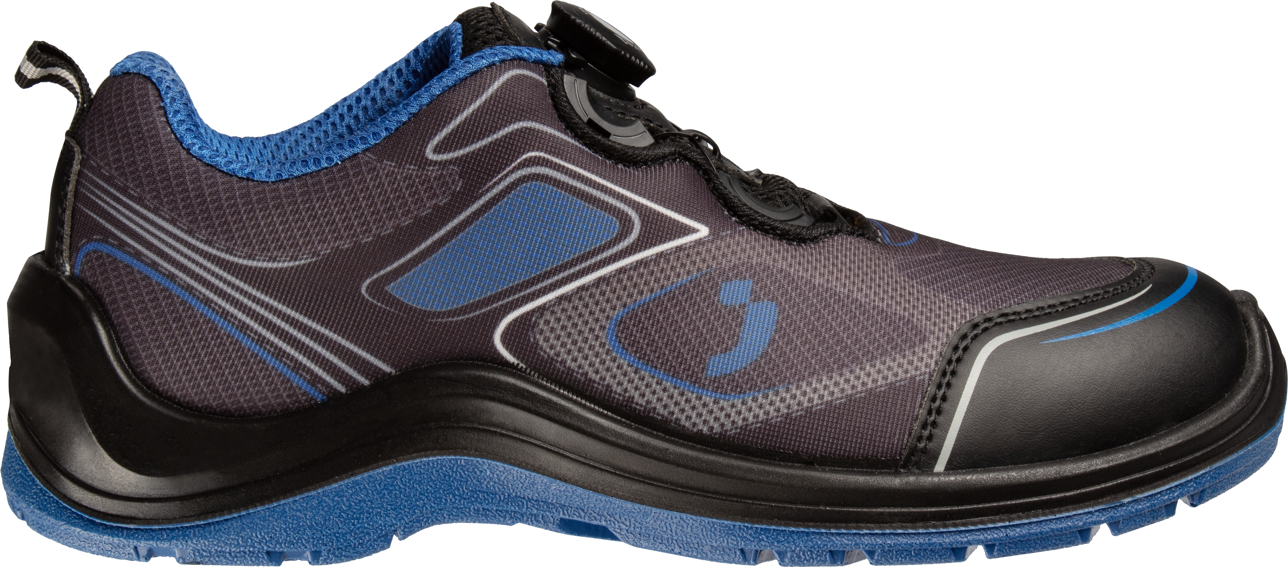 Polobotky FLOW S1P LOW TLS - černo-modrá