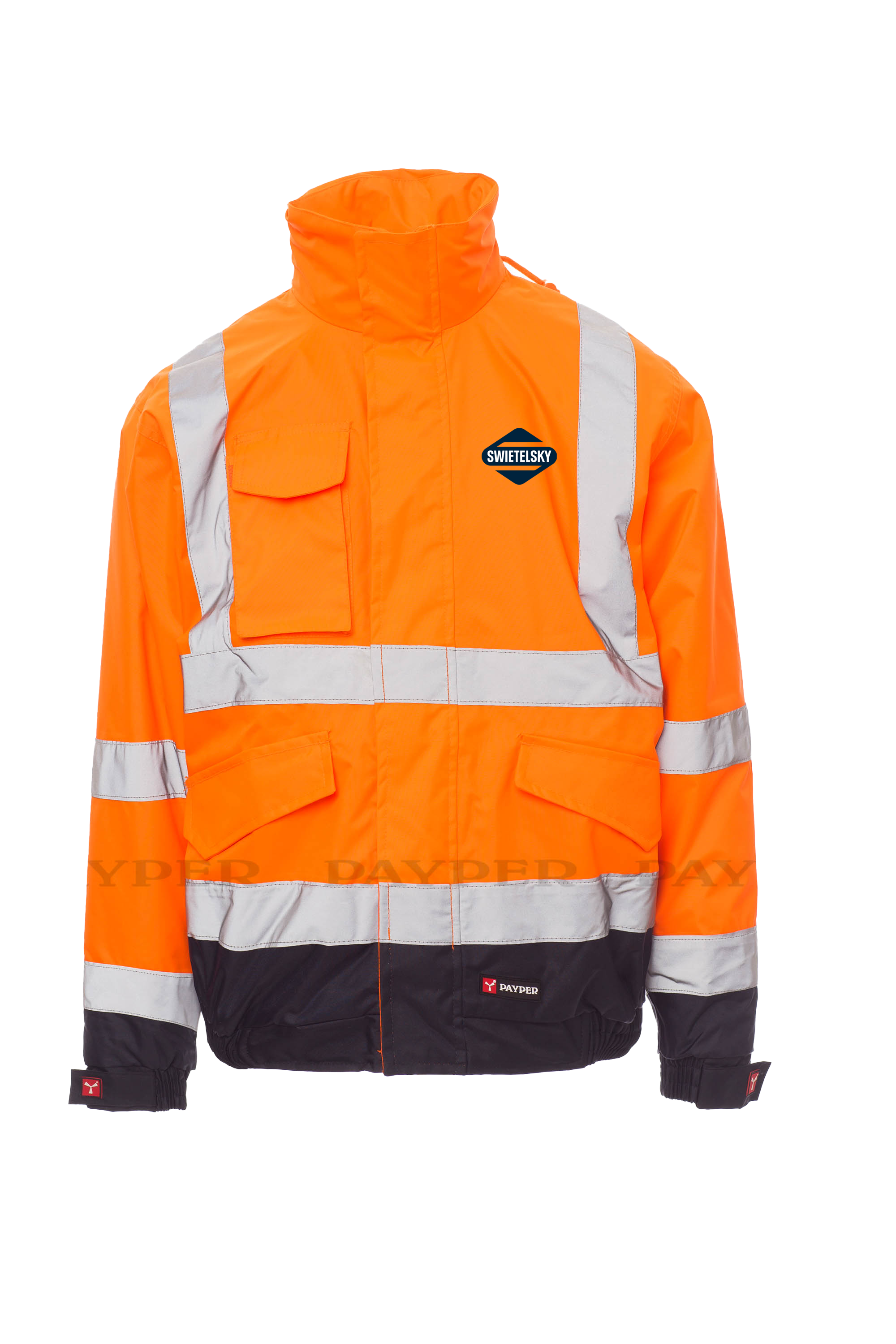 PADDOCK dvoubarevná bunda - oranžová - Swietelsky