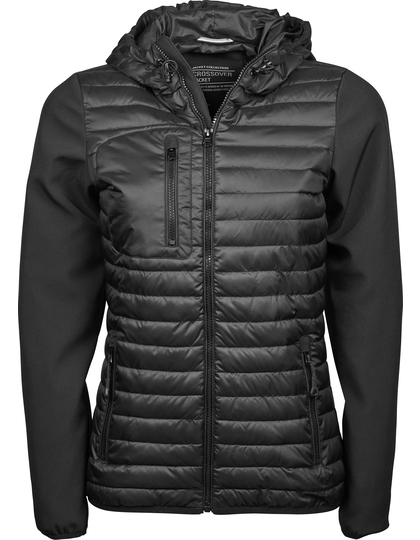 CROSSOVER bunda dámská - černá - výšivka Saxana