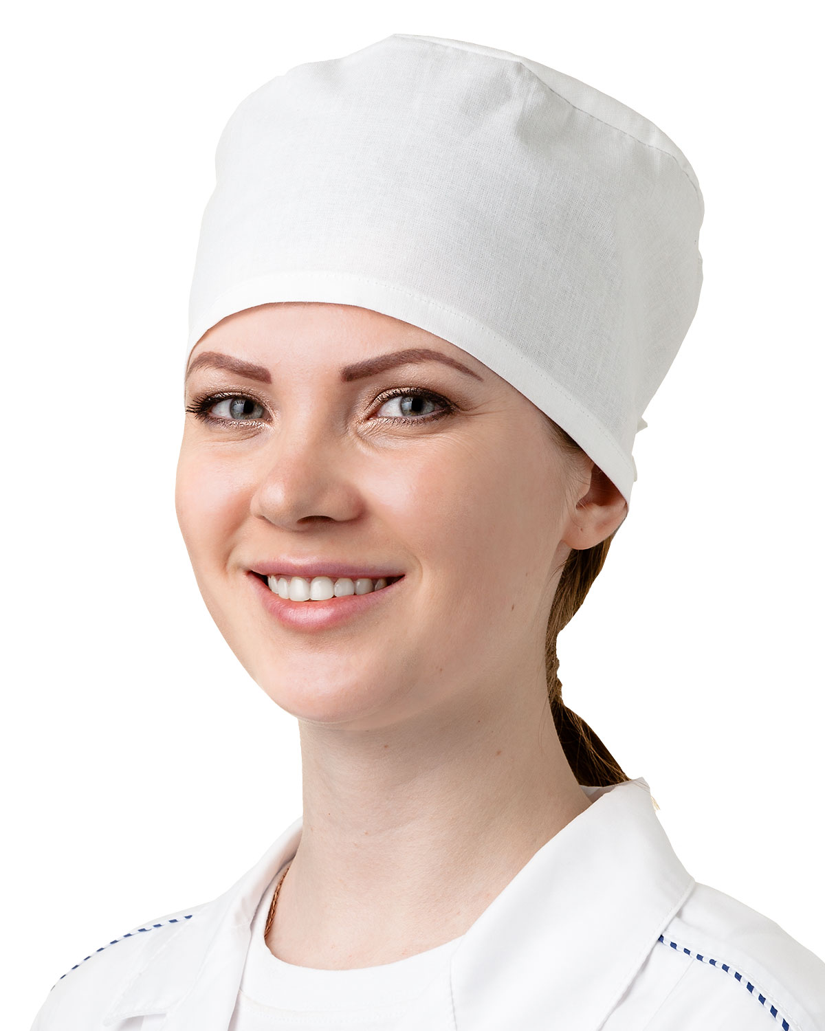 Čepice zdravotnická, bílá