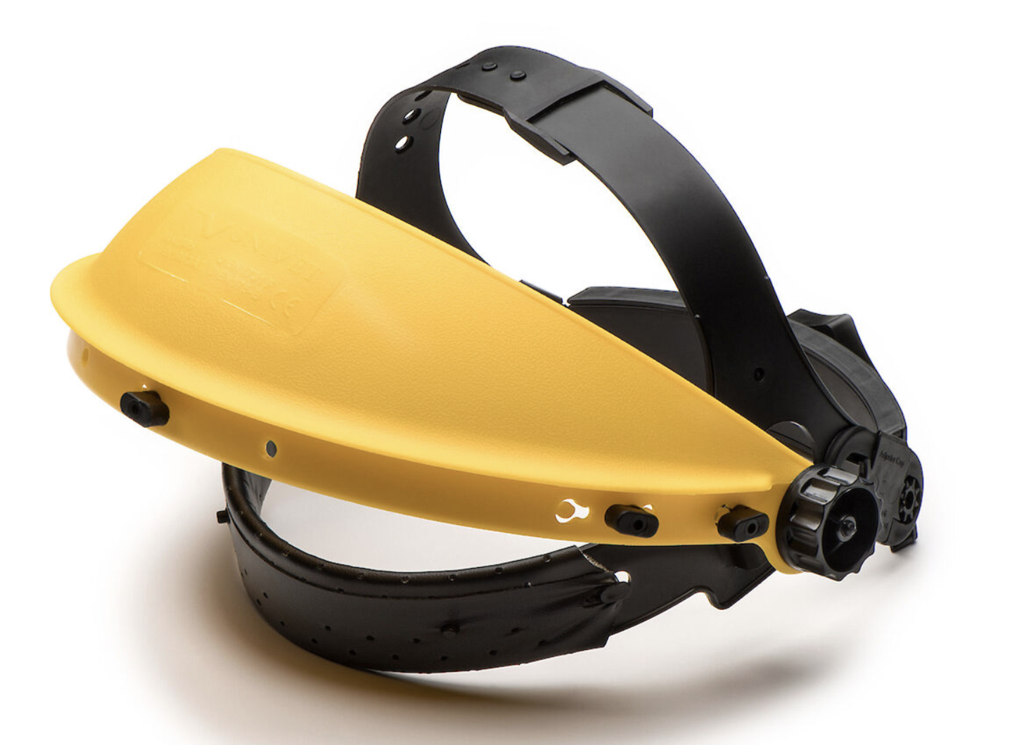 605 - Yellow Head-Gear platforma/rám pro obličejové štíty - žlutá