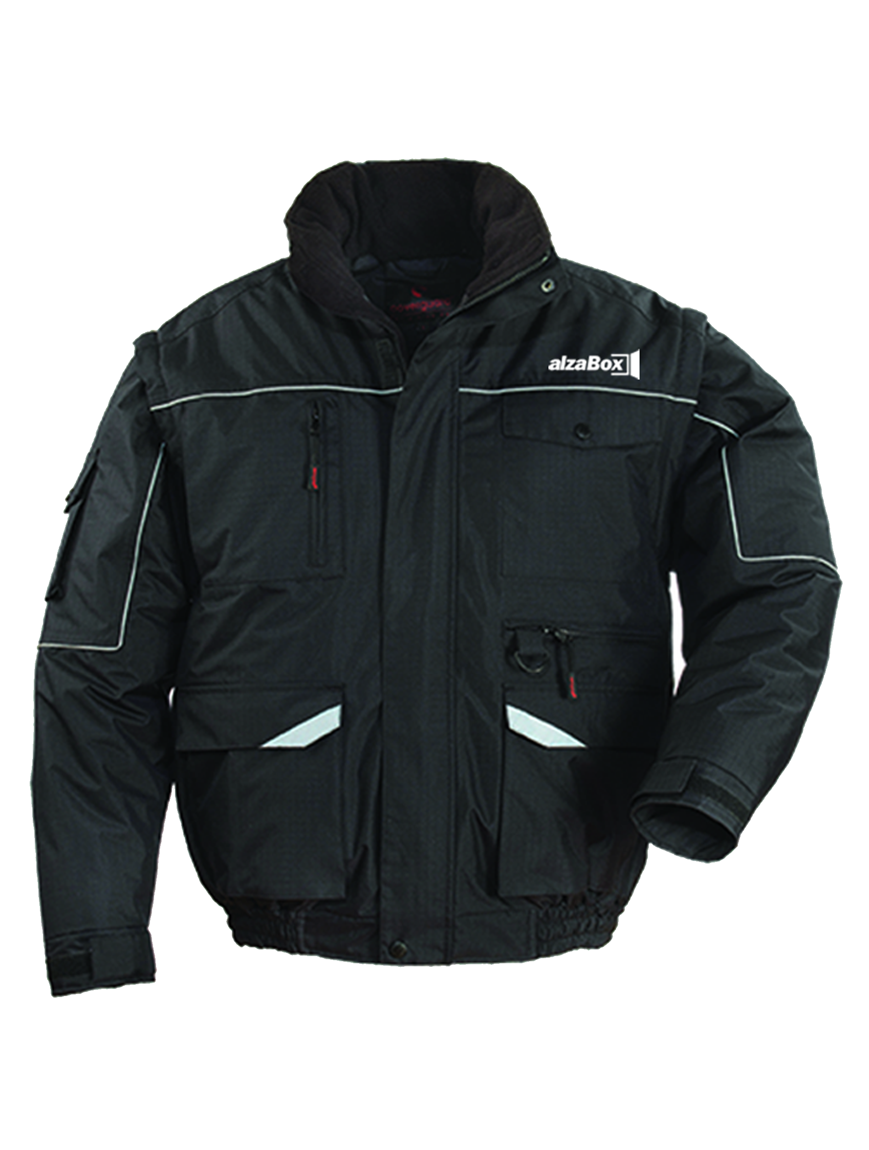 Bunda zimní RIPSTOP 2v1-černá-AlzaBox