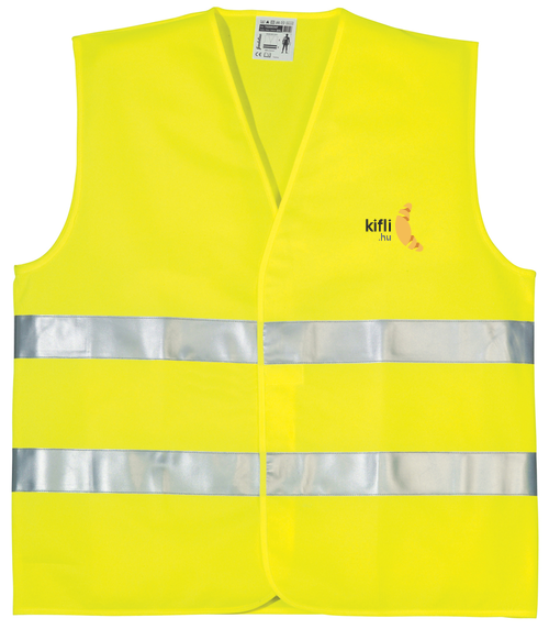 OXFORD unisex vest - HiVis yellow - Kifli print