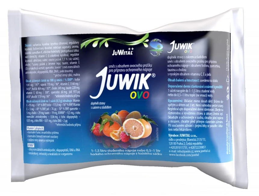 JUWIK OVO, 20 sáčků (mix příchutí)