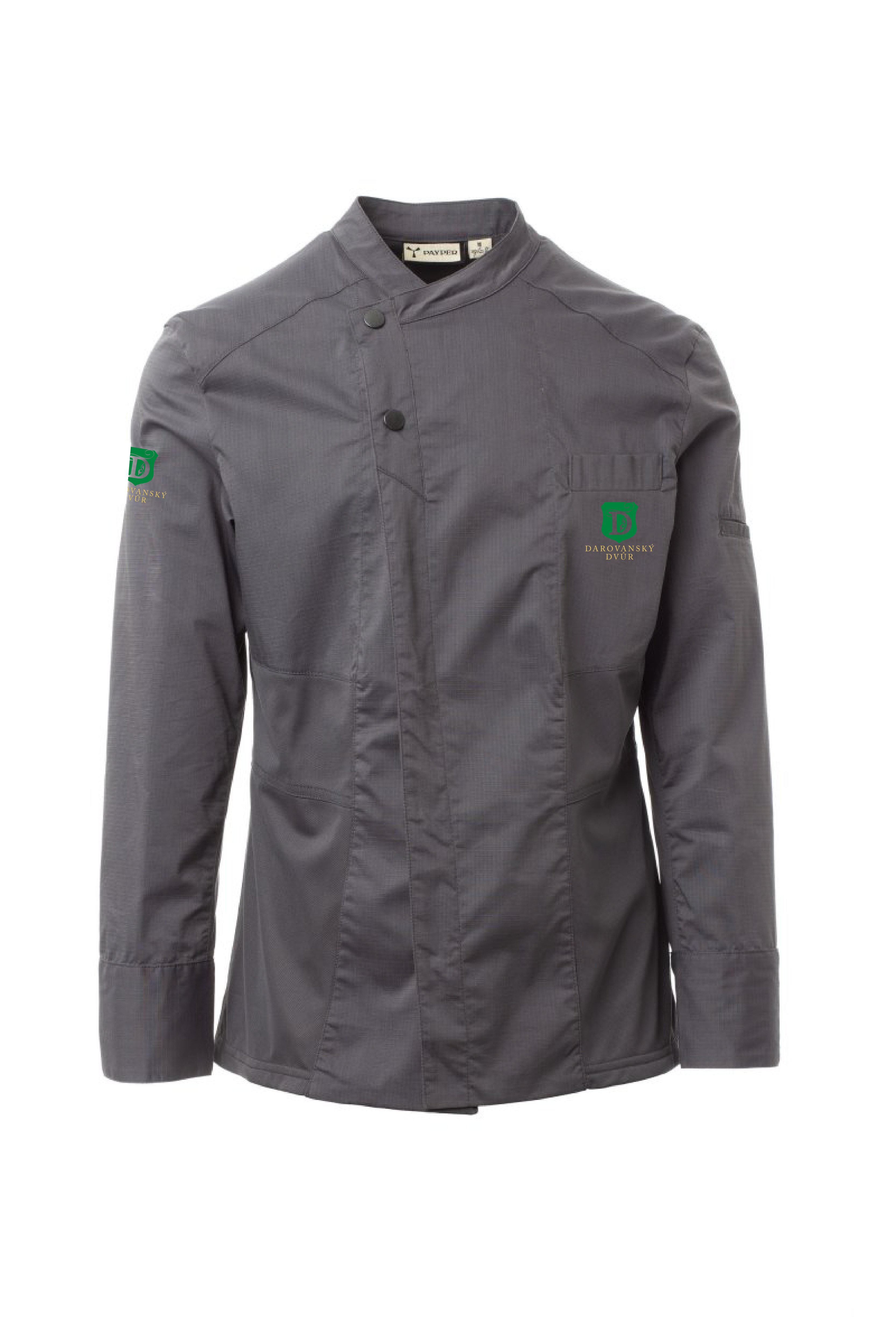 COUTURE MESH rondon pánský dl.ruk. - železná šedá - výšivka D. Dvůr