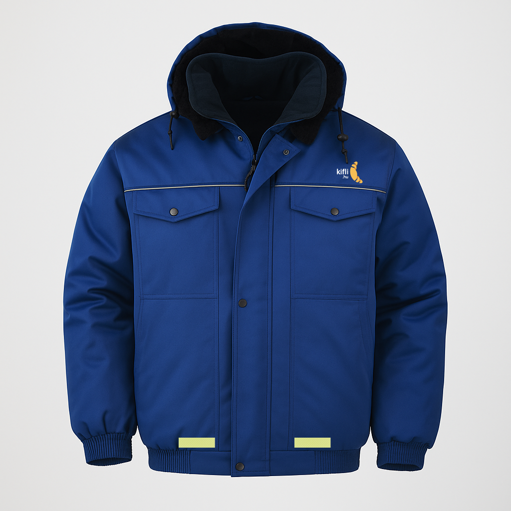 MO57640 BEAVER jacket/parka unisex winter - blue - print Kifli